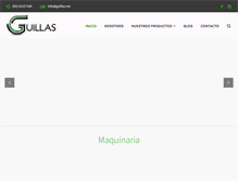 Tablet Screenshot of guillas.mx